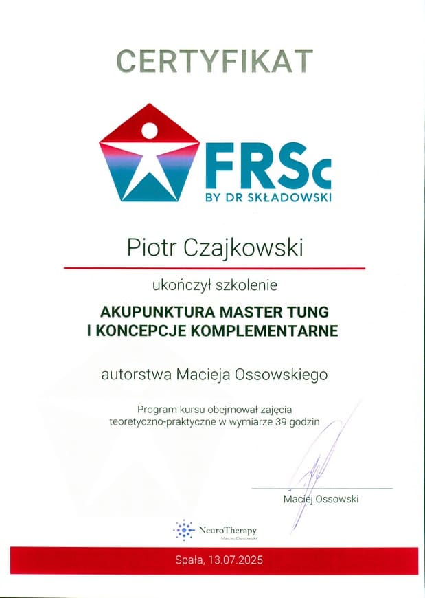 O Piotrze 32 certyf aku tung