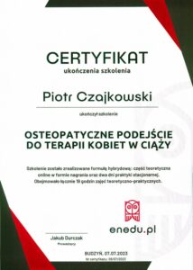 certyf osteo ciaza