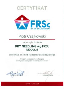 certyf suche iglowanie 2