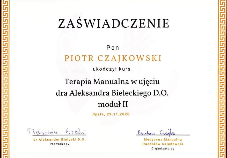 O Piotrze 23 certyf tm bielecki